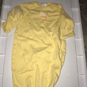 Baby nightgown and matching hat